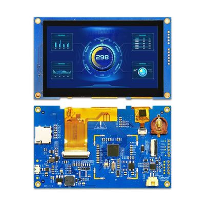Ein guter Preis. 250 Cd/M2 Einfach-Touch-Display 480x272 Touch-Bildschirmmodule 4,3 Zoll Treiber IC T5L0 Online