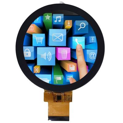 Un buen precio. 2Display táctil redondo de 76 pulgadas Display táctil portátil LCD 480x480 en línea