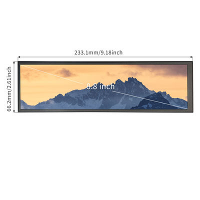 Harga yang bagus 8.8 Inch Car Display Touch Screen 600 Cd/M2 HDMI Capacitive Touch Screen 480X1920 on line