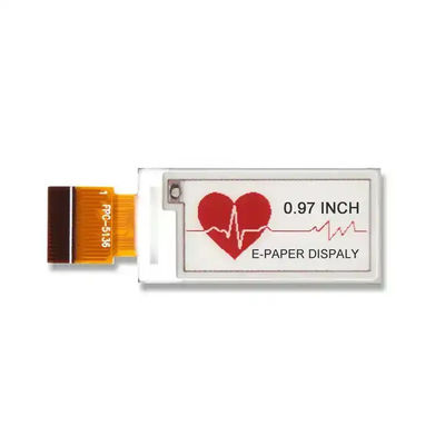قیمت خوب صفحه نمایش کاغذ الکترونیک E Ink 0.97 اینچ رنگ صفحه نمایش کاغذ 88x184 رابط SPI آنلاین