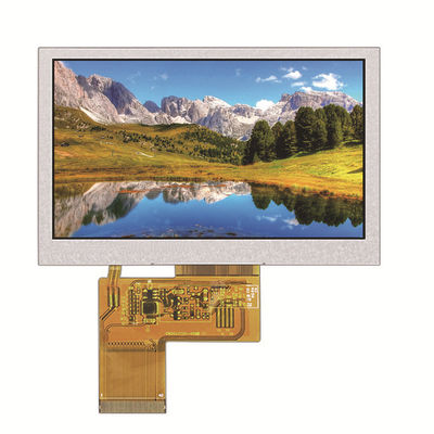 4.3 اینچ ماژول صفحه نمایش LCD 800x480 ماژول صفحه نمایش لمسی LCD 40 پین 500 روشنایی