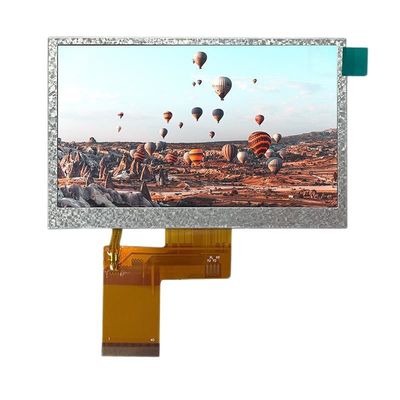 4.3 pulgadas TFT pantalla LCD 480x272 40 pin pantalla LCD 500 Cd/M2 con interfaz RGB