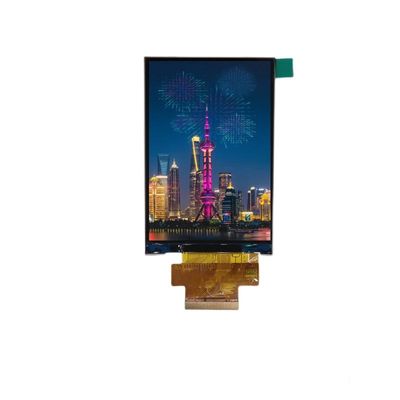 قیمت خوب 3.5 اینچ صفحه نمایش IPS 320*480 وضوح 50 پین صفحه نمایش LCD 300Cd/M2 رابط SPI آنلاین