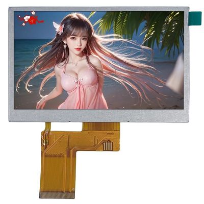 قیمت خوب 4.3 اینچ صفحه نمایش LCD 480x272 رزولوشن MCU صفحه نمایش LCD 300 روشنایی آنلاین
