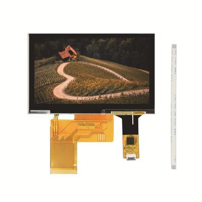 4.3 اینچ Capacitive Touch Screen 500 Cd/M2 ماژول نمایش صفحه لمسی 800X480