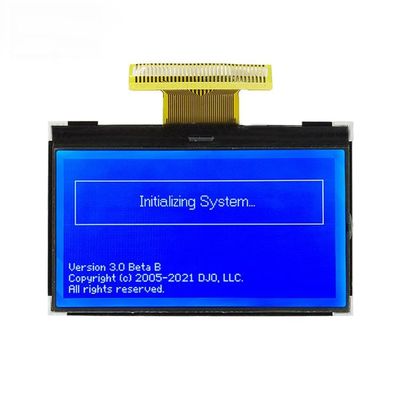 قیمت خوب 128x64 COG ماژول LCD 3.2 ماژول LCD 350 Cd/M2 32 پین رابط موازی آنلاین