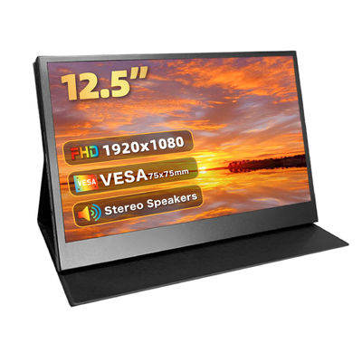 قیمت خوب 12.5 اینچ مانیتور LCD قابل حمل مانیتور با وضوح بالا 3840 X 2160 رابط HDMI آنلاین